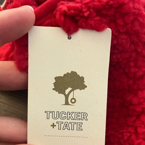 NWT Nordstrom Tucker Tate Plush Flip Top Red Tomato Mittens Kids Age 7-16 Gloves - Picture 6 of 10